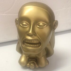 Indiana Jones Raiders of the Lost Ark Golden Idol Bank Gold Color